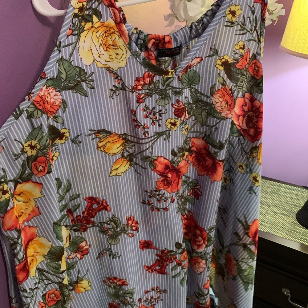 Flower tank top